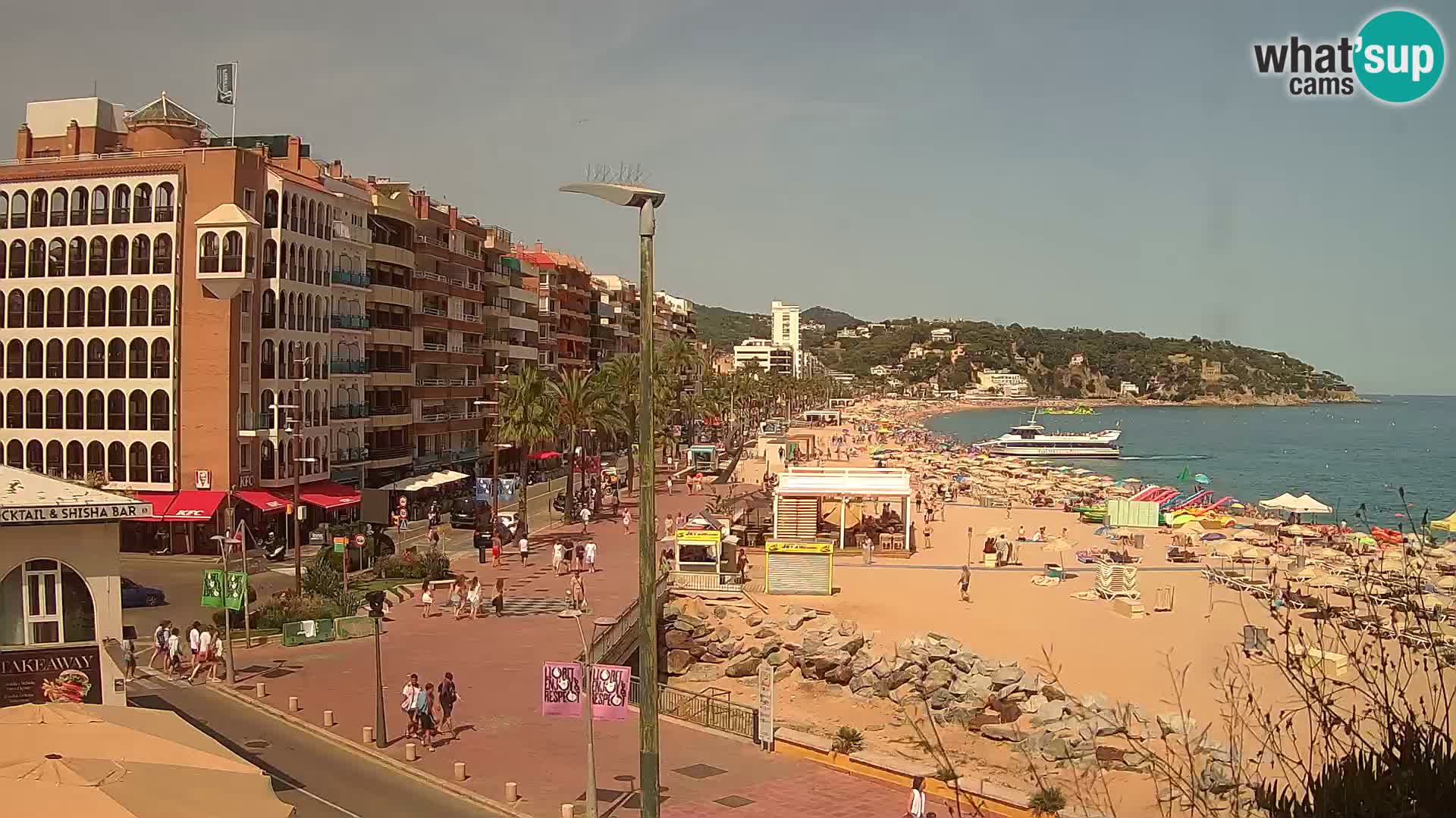 Web kamera Lloret de Mar – plaža