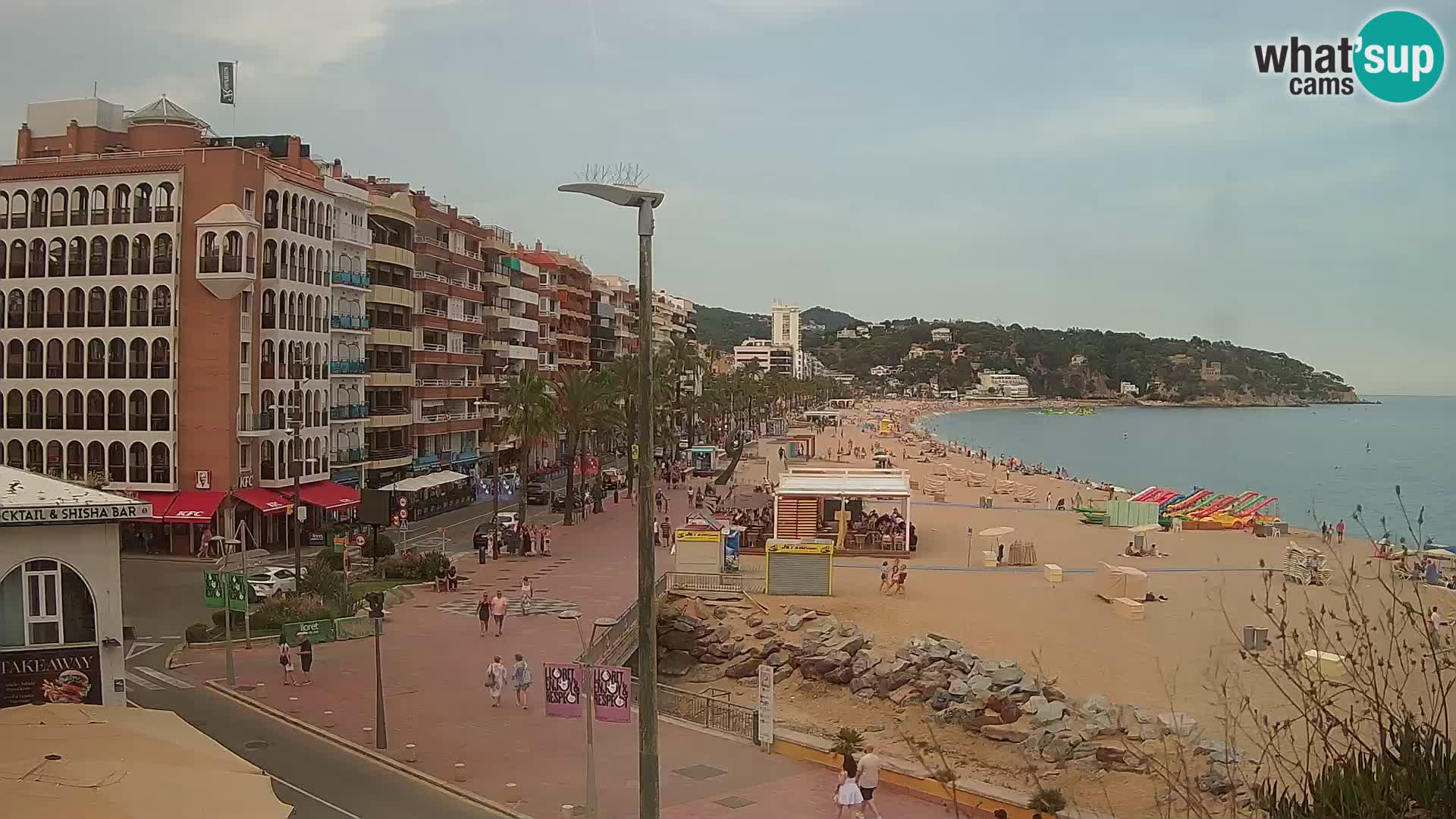 Webcam live Lloret de Mar – la spiaggia principale