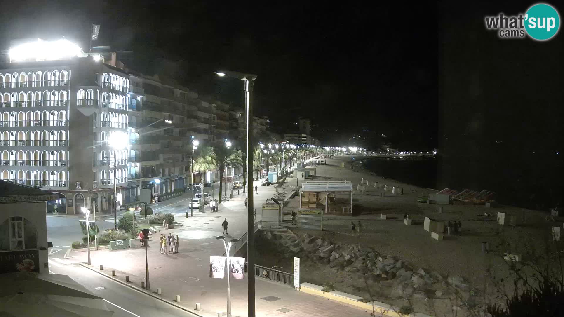 Webcam Lloret de Mar – the main beach – – Costa Brava – Spain