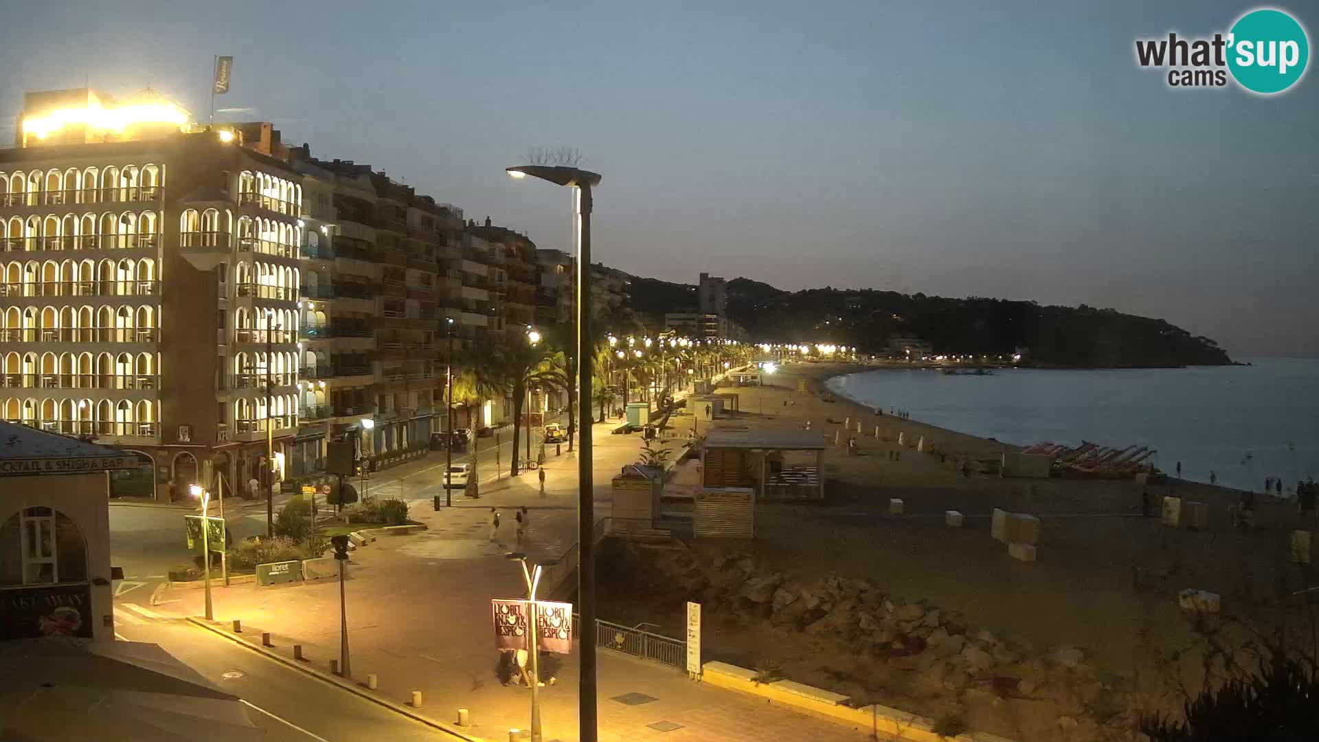 Webcam Lloret de Mar – the main beach – – Costa Brava – Spain