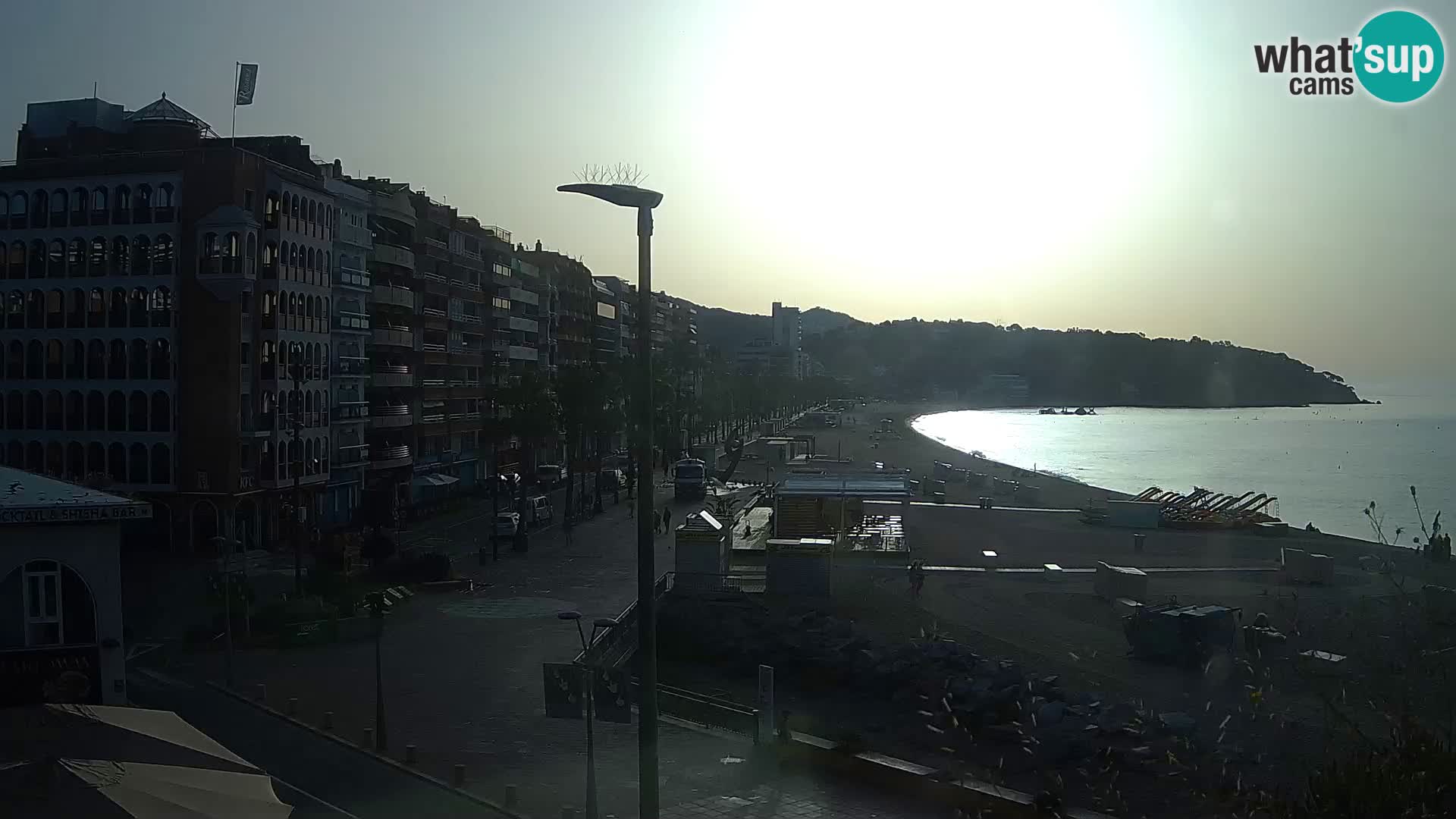 Webcam Lloret de Mar – the main beach – – Costa Brava – Spain