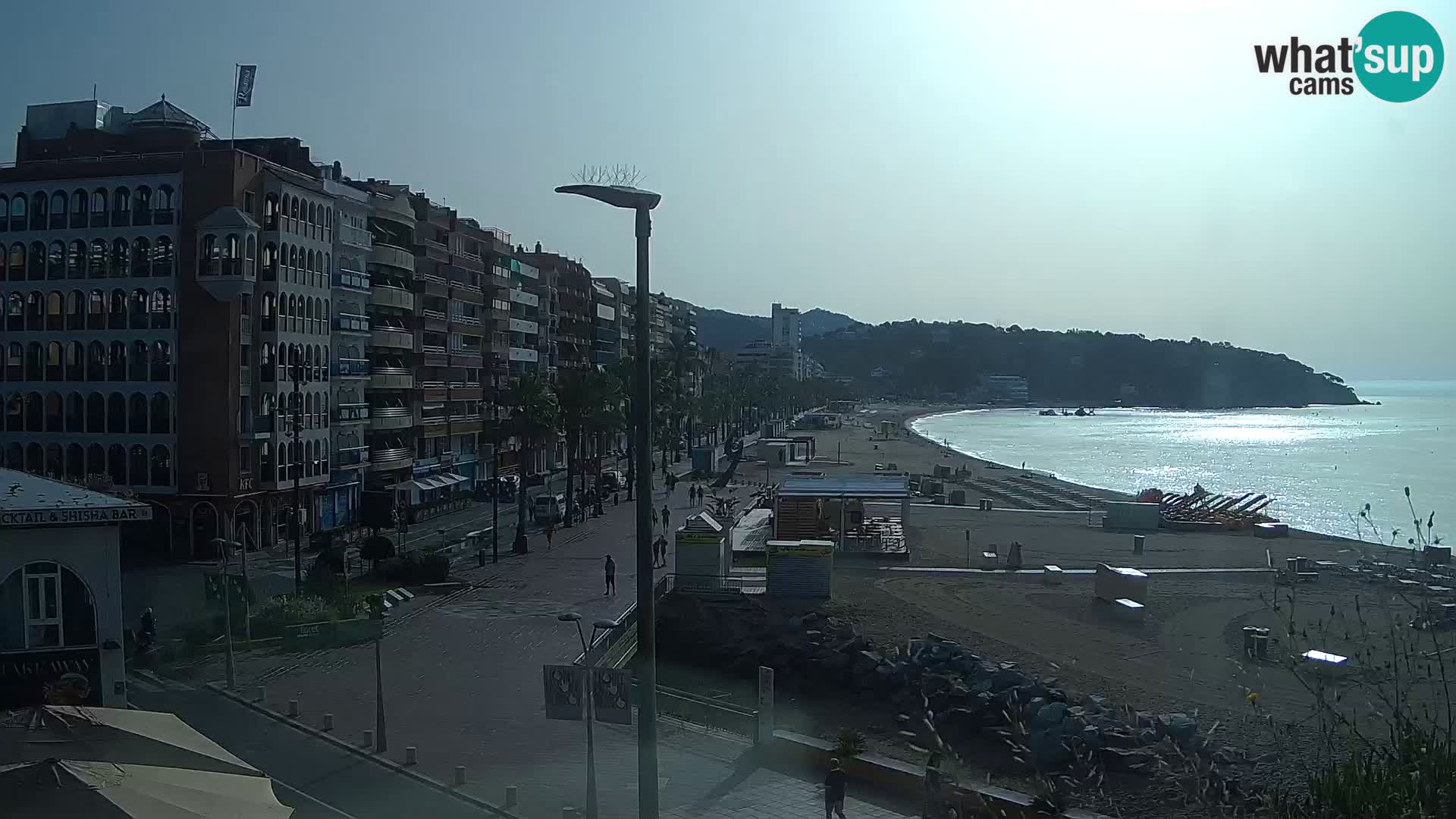 Webcam Lloret de Mar – the main beach – – Costa Brava – Spain
