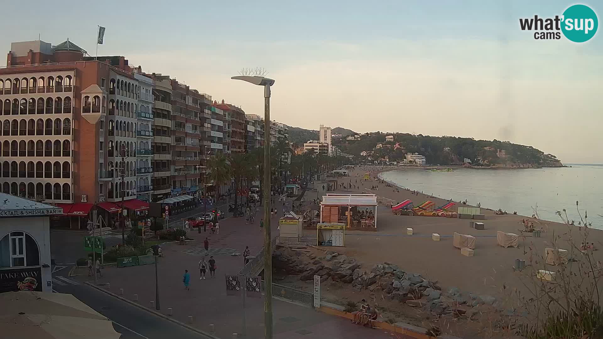 Webcam Lloret de Mar – the main beach – – Costa Brava – Spain