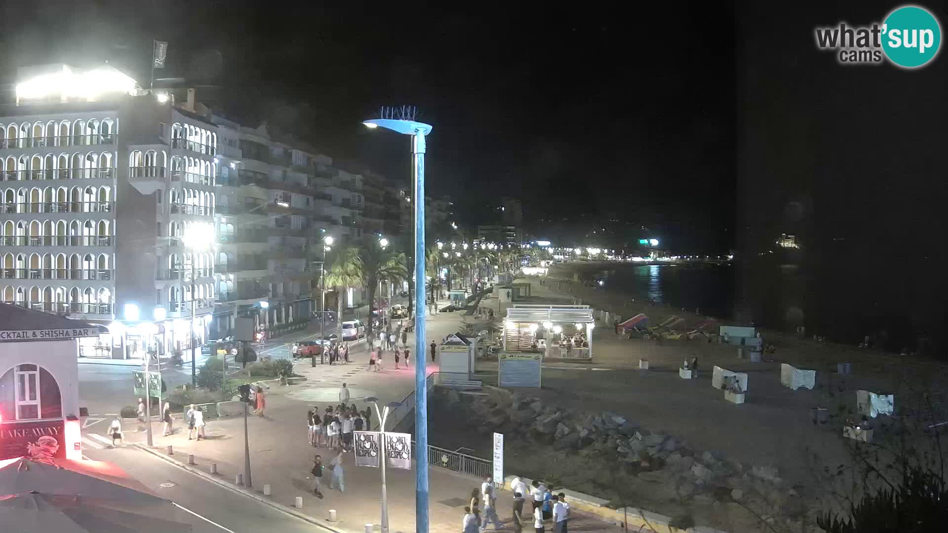 Webcam Lloret de Mar – the main beach – – Costa Brava – Spain