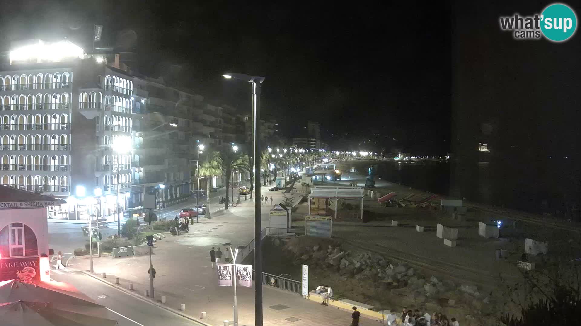 Webcam Lloret de Mar – the main beach – – Costa Brava – Spain