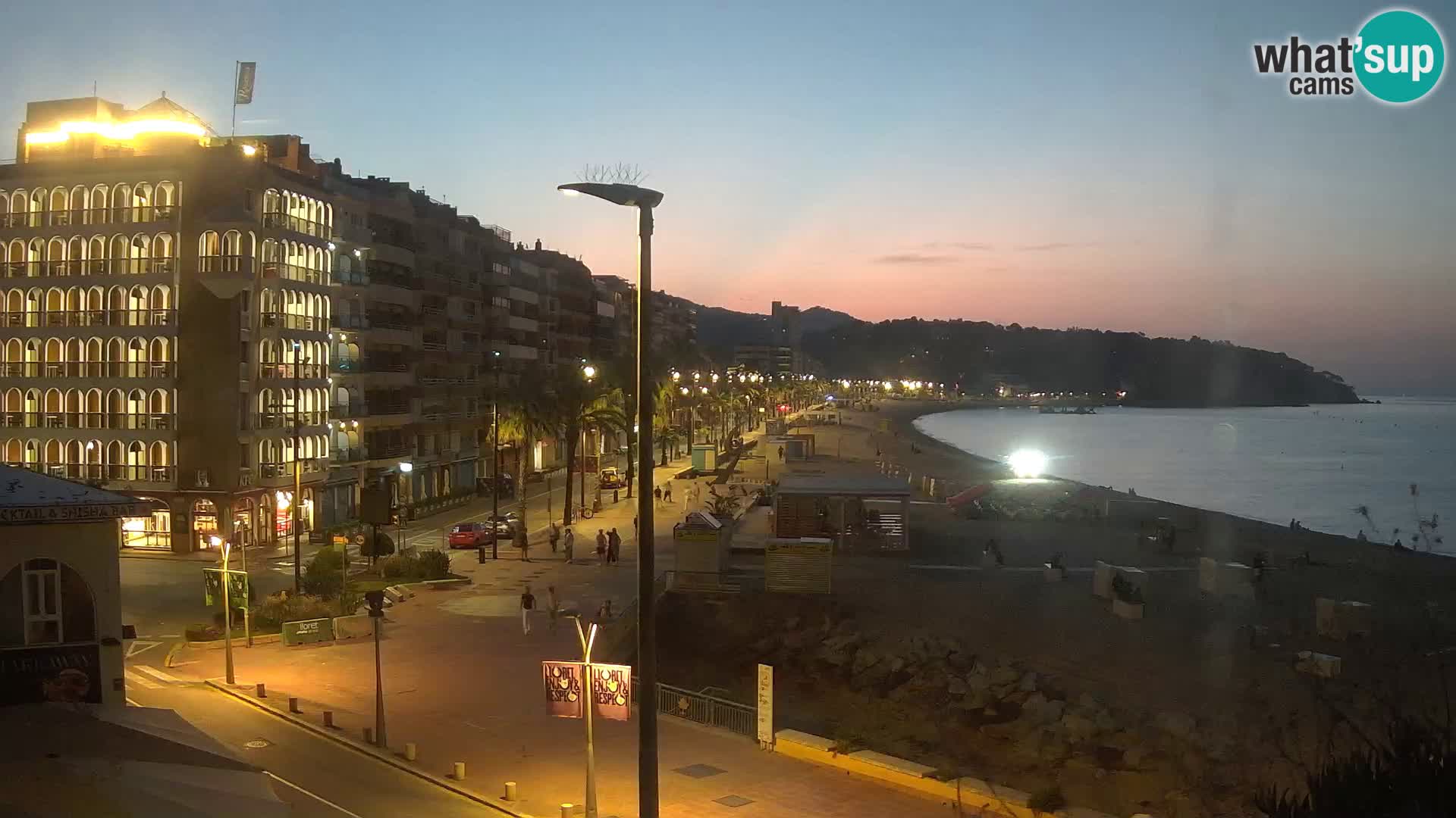 Webcam Lloret de Mar – the main beach – – Costa Brava – Spain