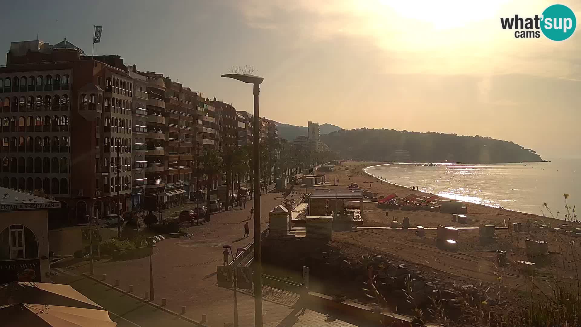 Webcam Lloret de Mar – the main beach – – Costa Brava – Spain