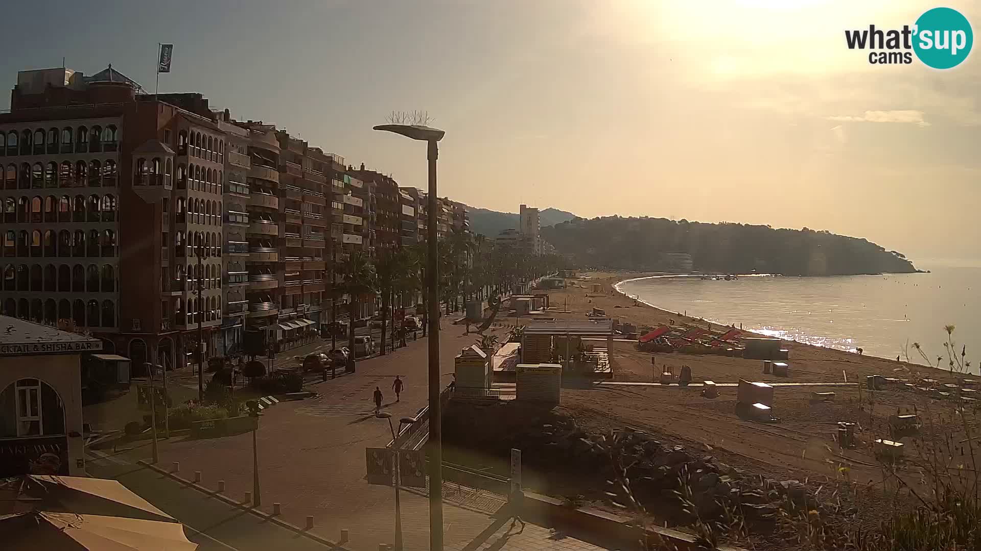 Webcam Lloret de Mar – the main beach – – Costa Brava – Spain