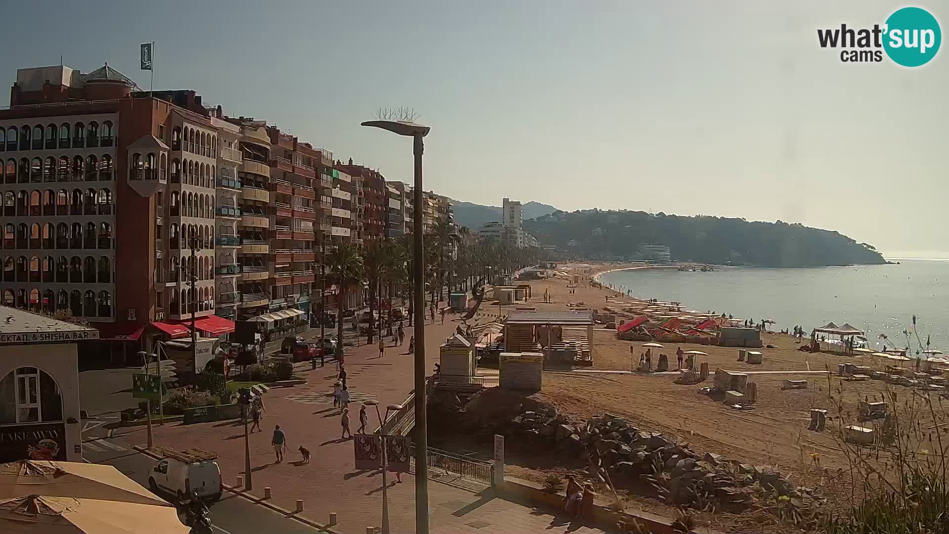 Web kamera Lloret de Mar – plaža
