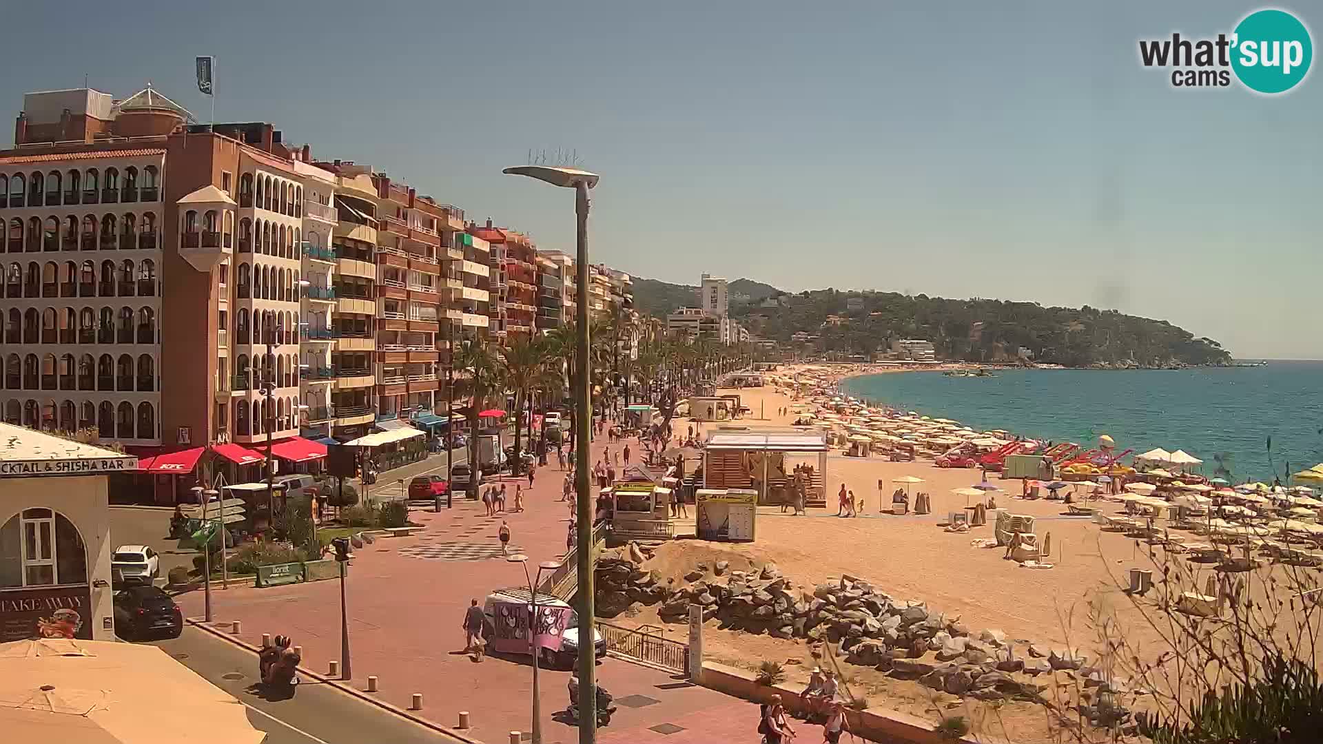 Webcam streaming Lloret de Mar – Plage