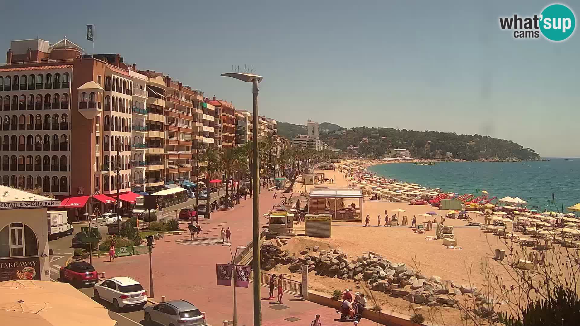 Web kamera Lloret de Mar – plaža
