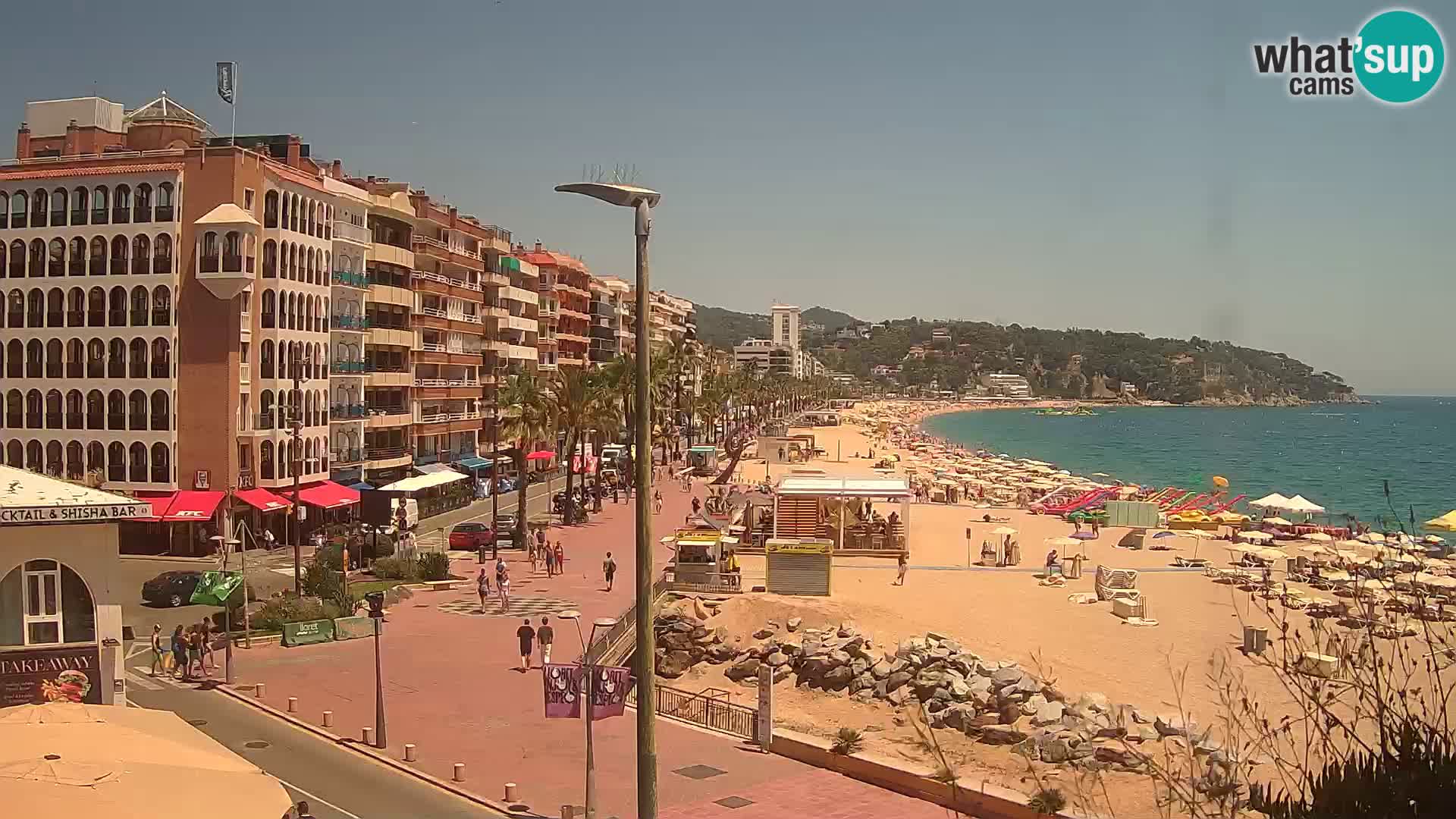 Kamera v živo Lloret de Mar – plaža