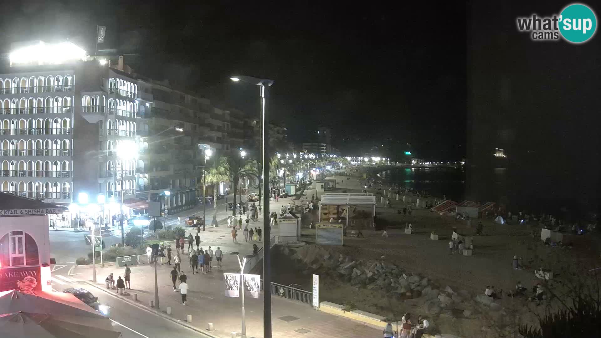 Web kamera Lloret de Mar – plaža