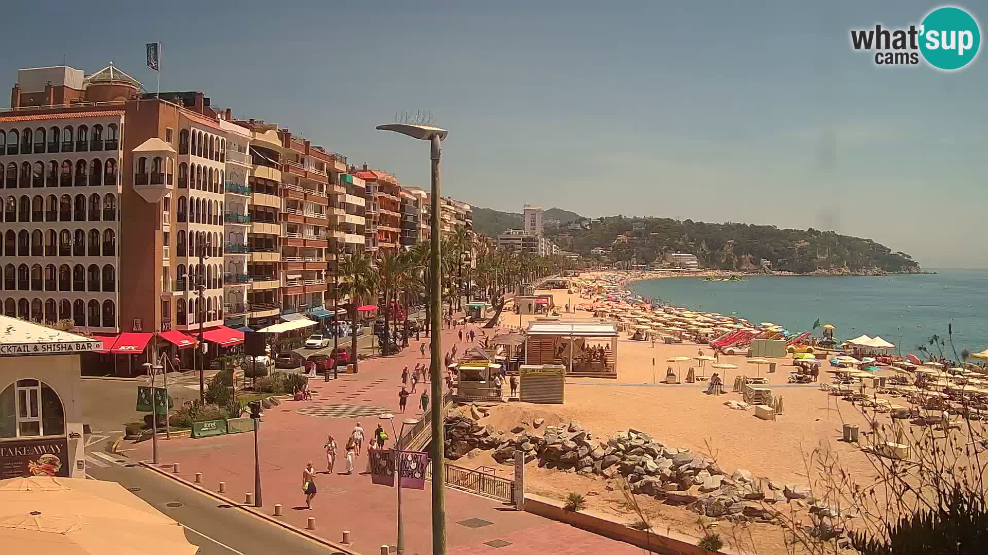 Kamera v živo Lloret de Mar – plaža