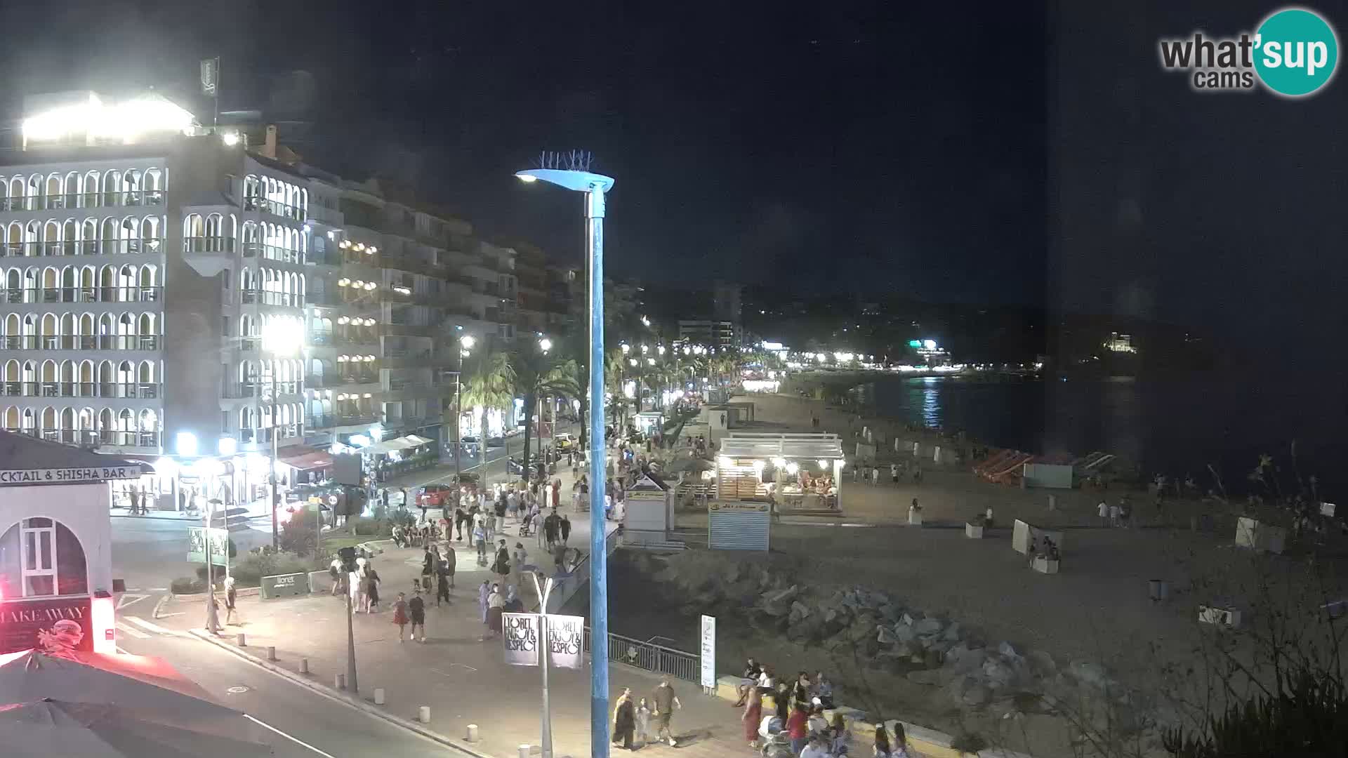 Webcam Lloret de Mar – the main beach – – Costa Brava – Spain