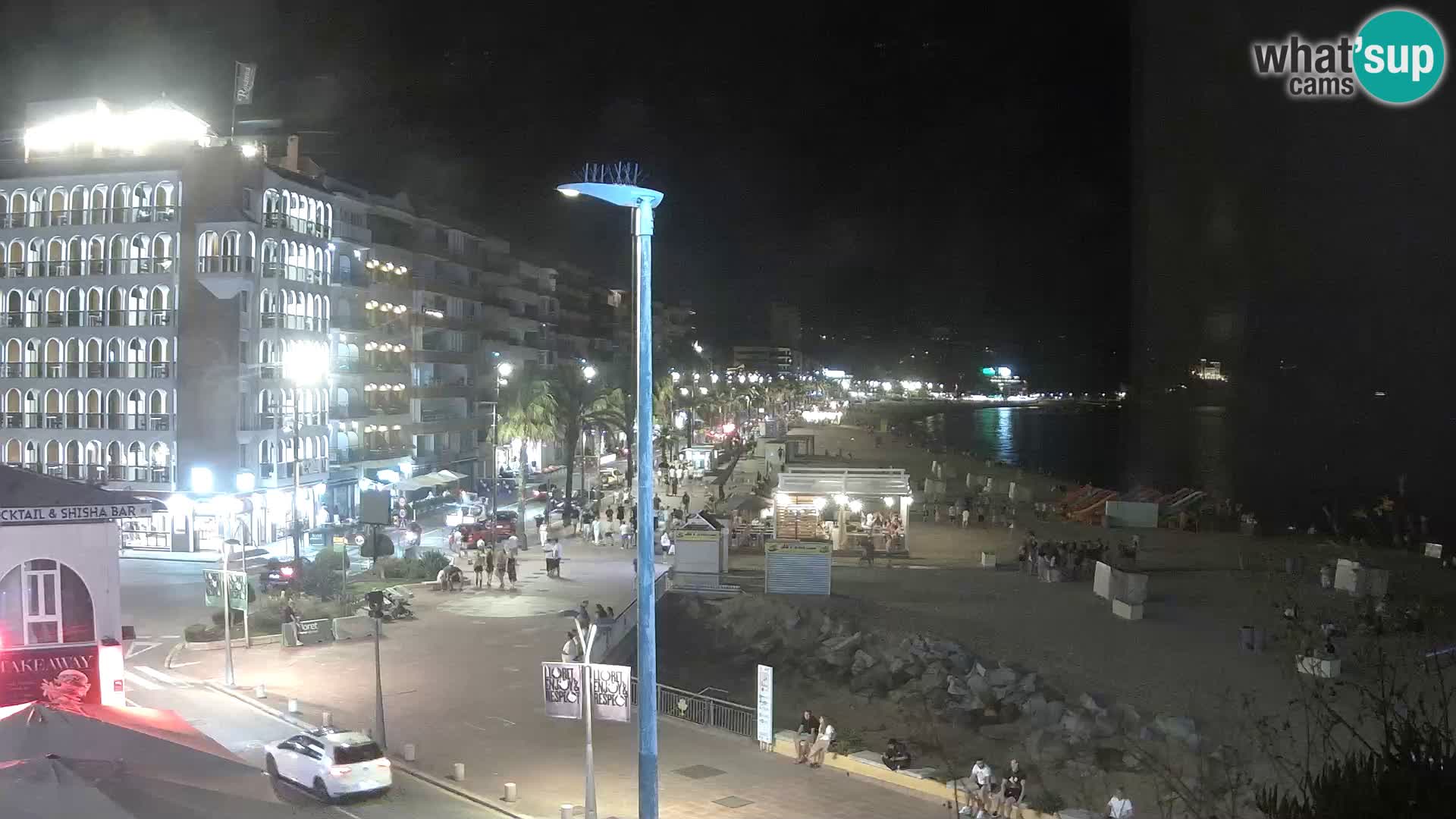 Webcam Lloret de Mar – the main beach – – Costa Brava – Spain