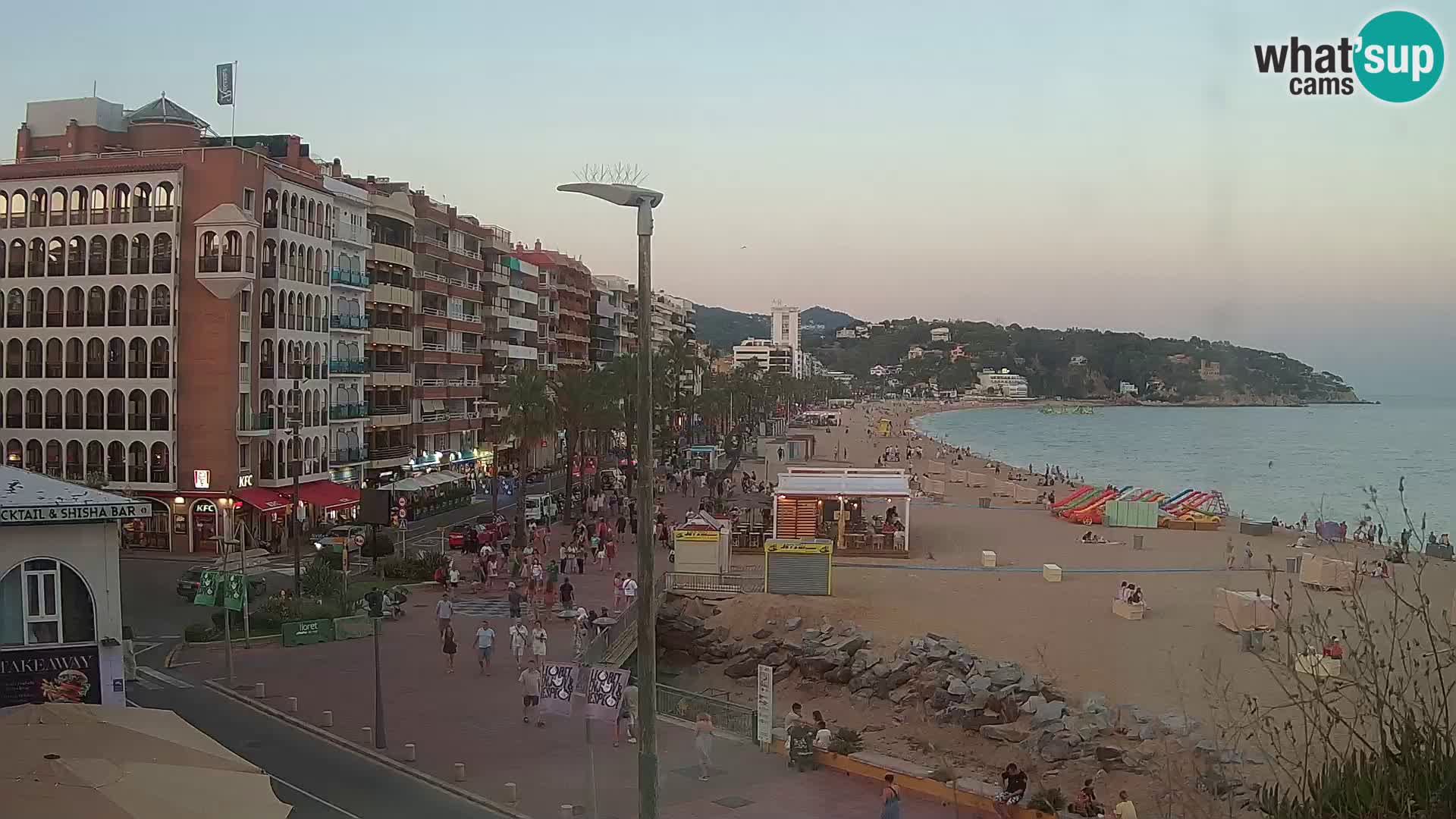 Webcam Lloret de Mar – the main beach – – Costa Brava – Spain