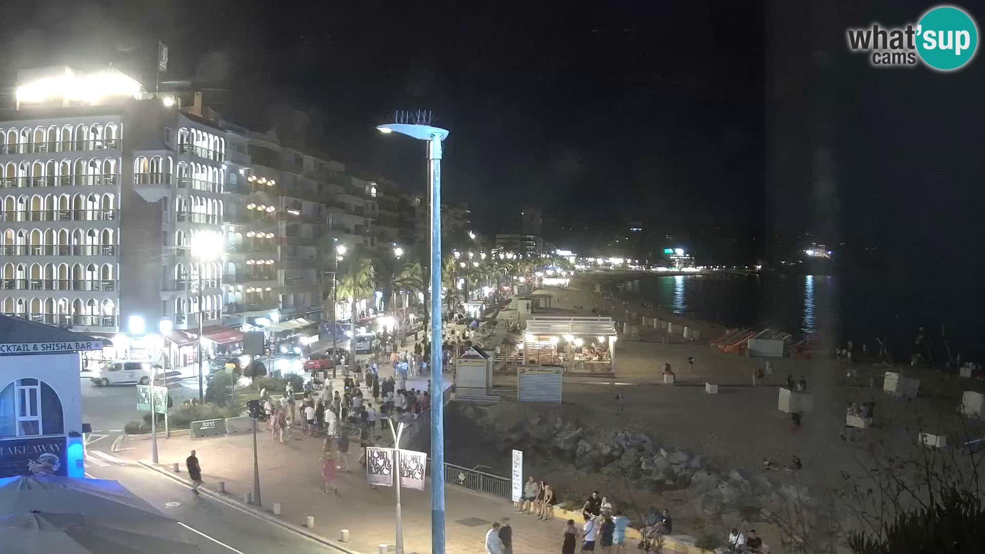 Webcam Lloret de Mar – the main beach – – Costa Brava – Spain