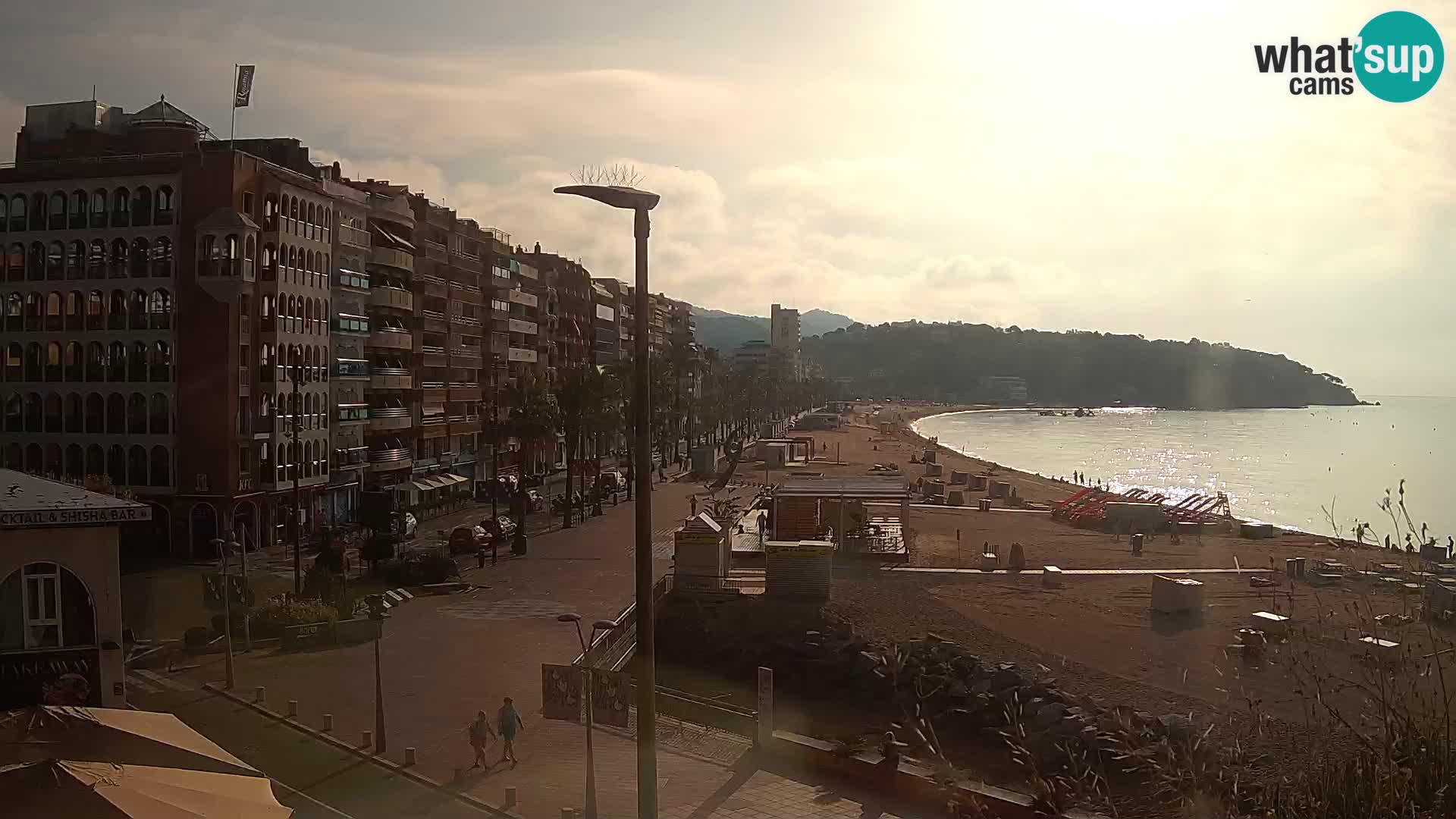 Webcam Lloret de Mar – the main beach – – Costa Brava – Spain