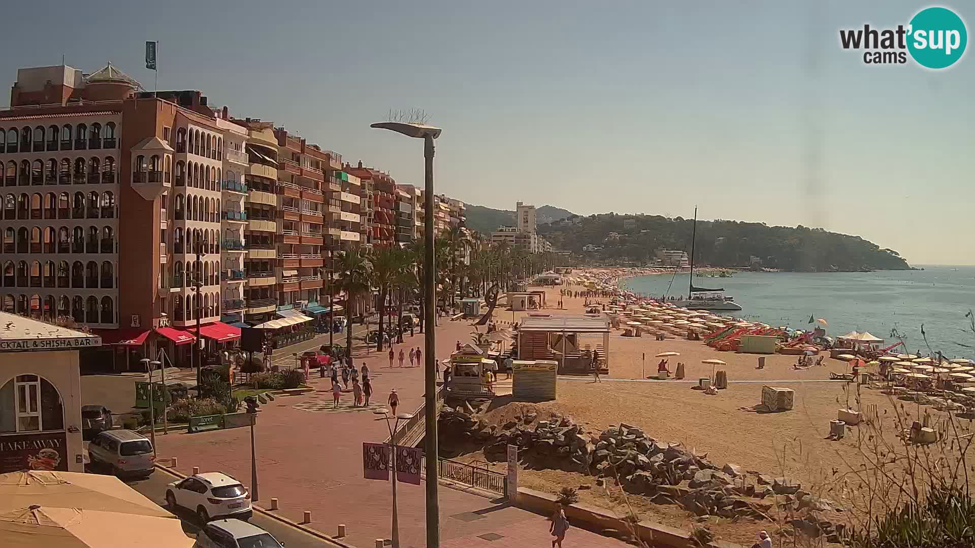 Web kamera Lloret de Mar – glavna plaža