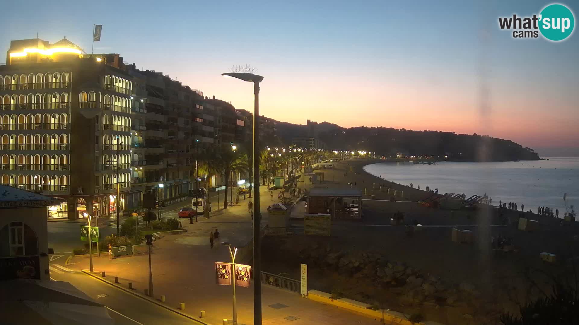 Web kamera Lloret de Mar – plaža