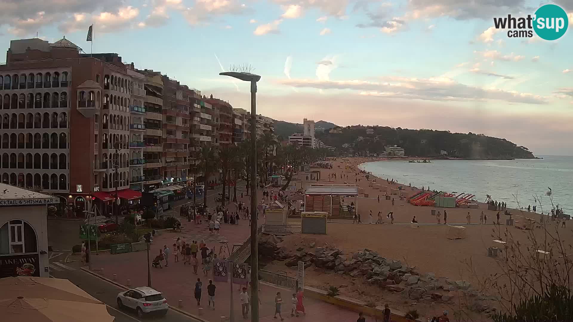 Webcam Lloret de Mar – the main beach – – Costa Brava – Spain