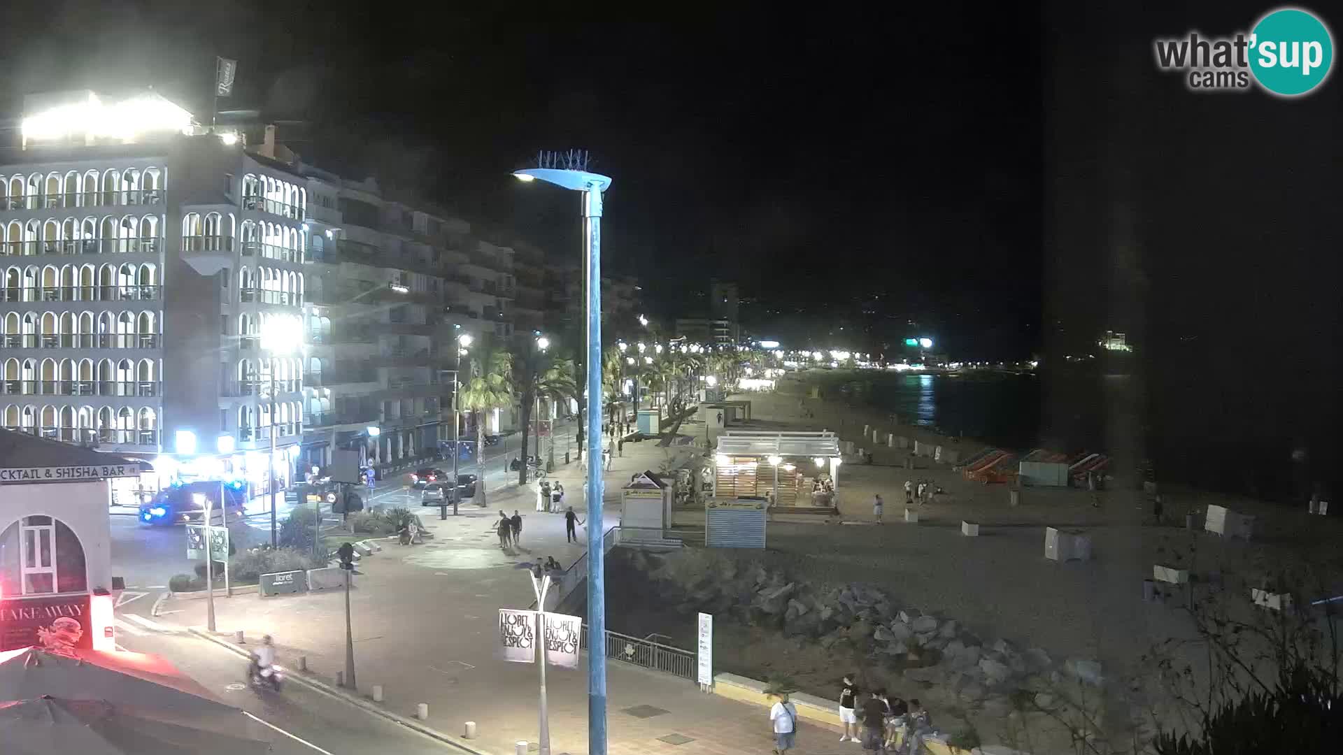 Webcam Lloret de Mar – the main beach – – Costa Brava – Spain