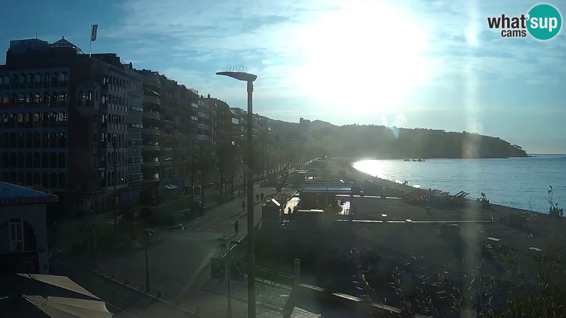 Web kamera Lloret de Mar – plaža