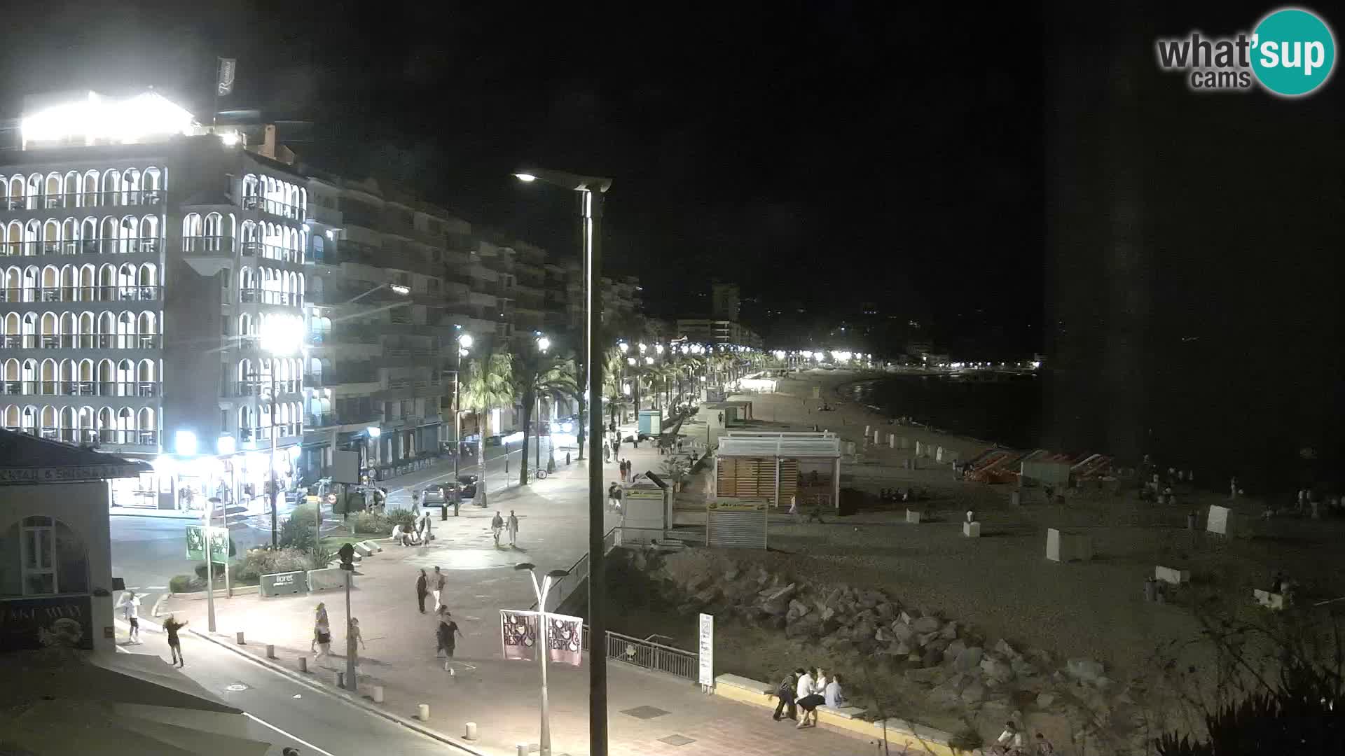 Web kamera Lloret de Mar – plaža