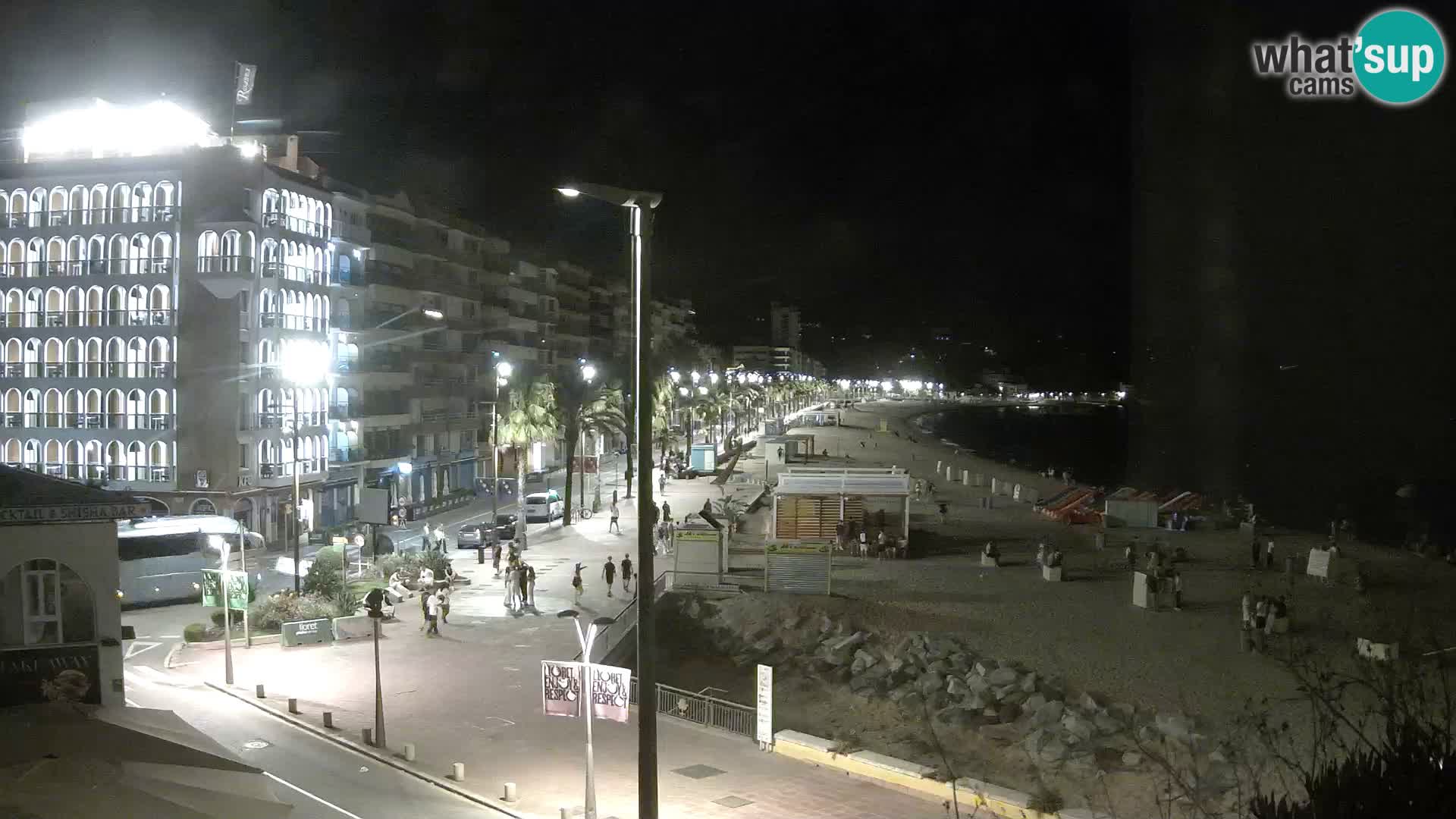 Web kamera Lloret de Mar – glavna plaža