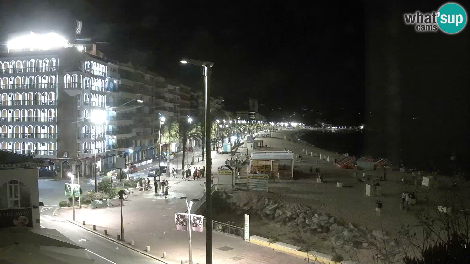 Web kamera Lloret de Mar – plaža