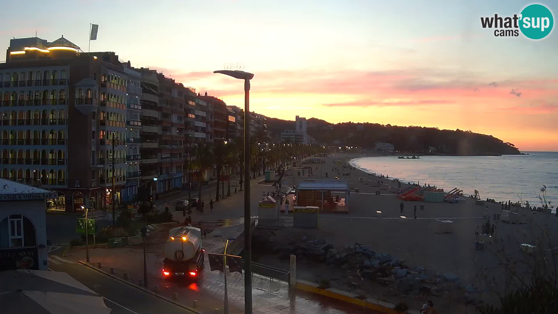 Web kamera Lloret de Mar – plaža