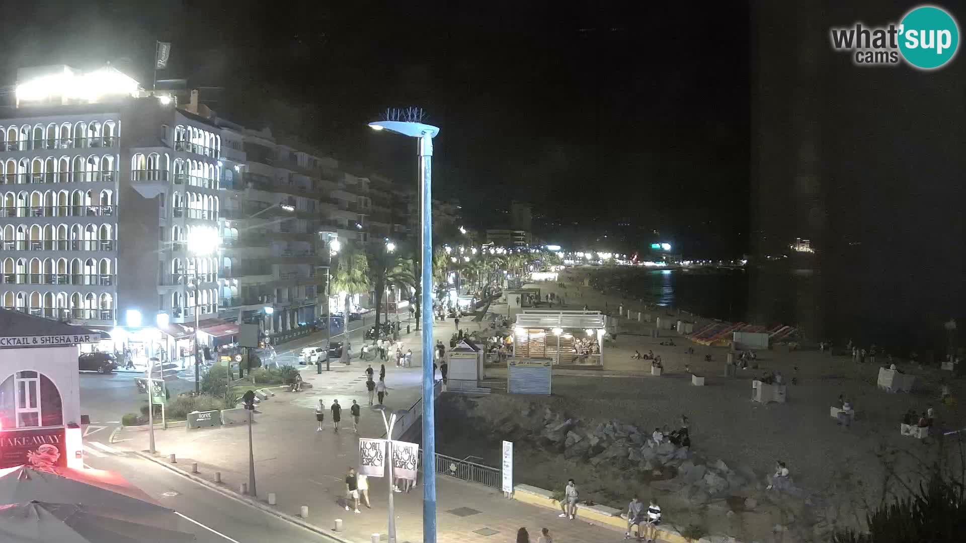 Webcam Lloret de Mar – the main beach – – Costa Brava – Spain