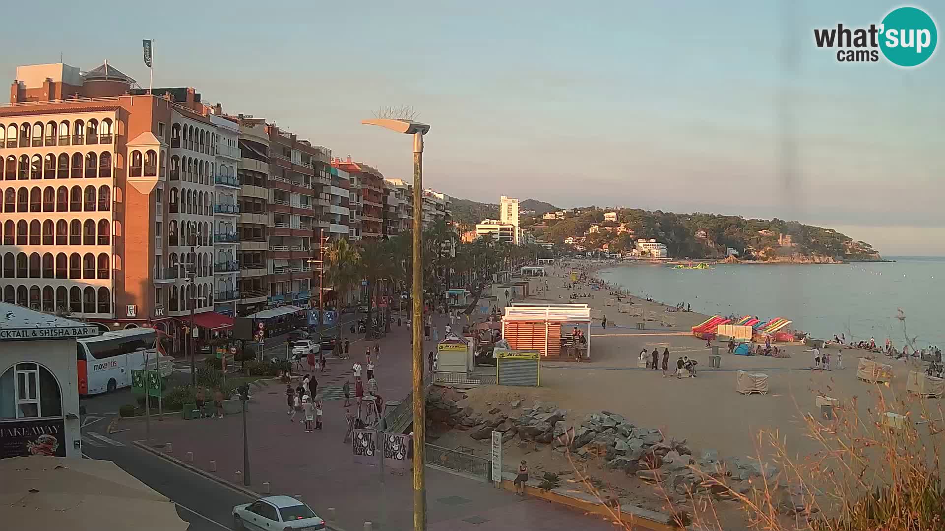 Webcam Lloret de Mar – the main beach – – Costa Brava – Spain