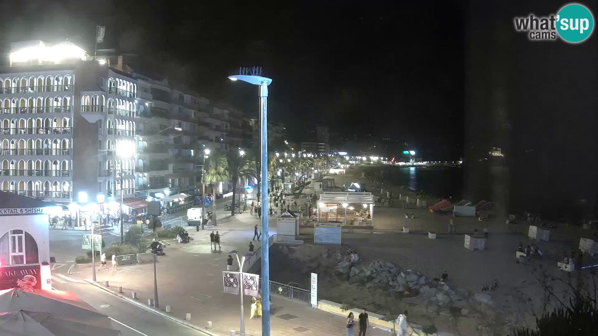 Webcam Lloret de Mar – the main beach – – Costa Brava – Spain