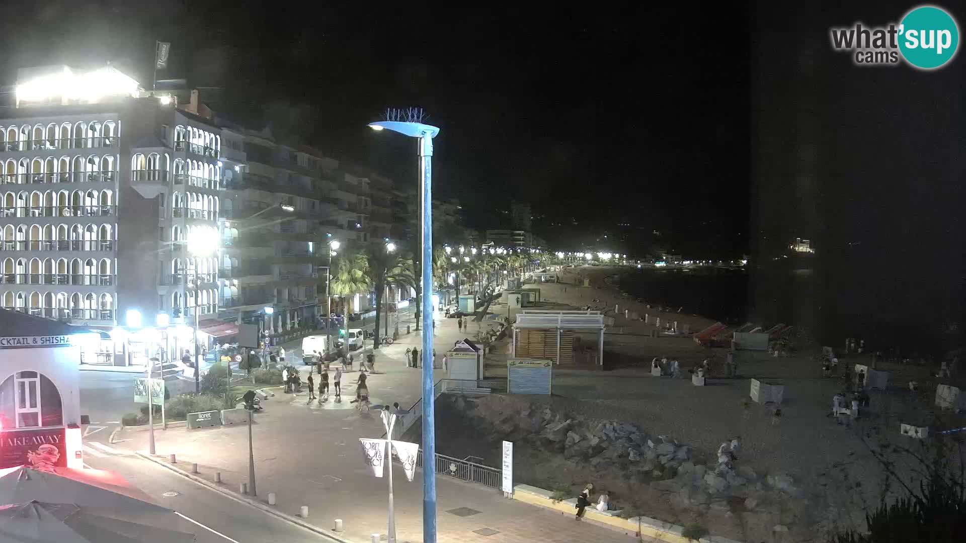 Webcam Lloret de Mar – the main beach – – Costa Brava – Spain