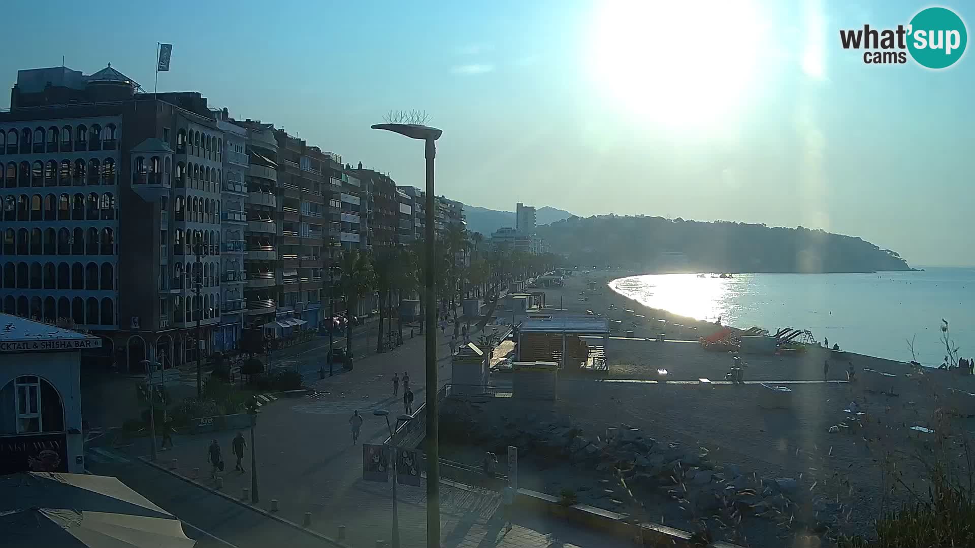 Webcam Lloret de Mar – the main beach – – Costa Brava – Spain