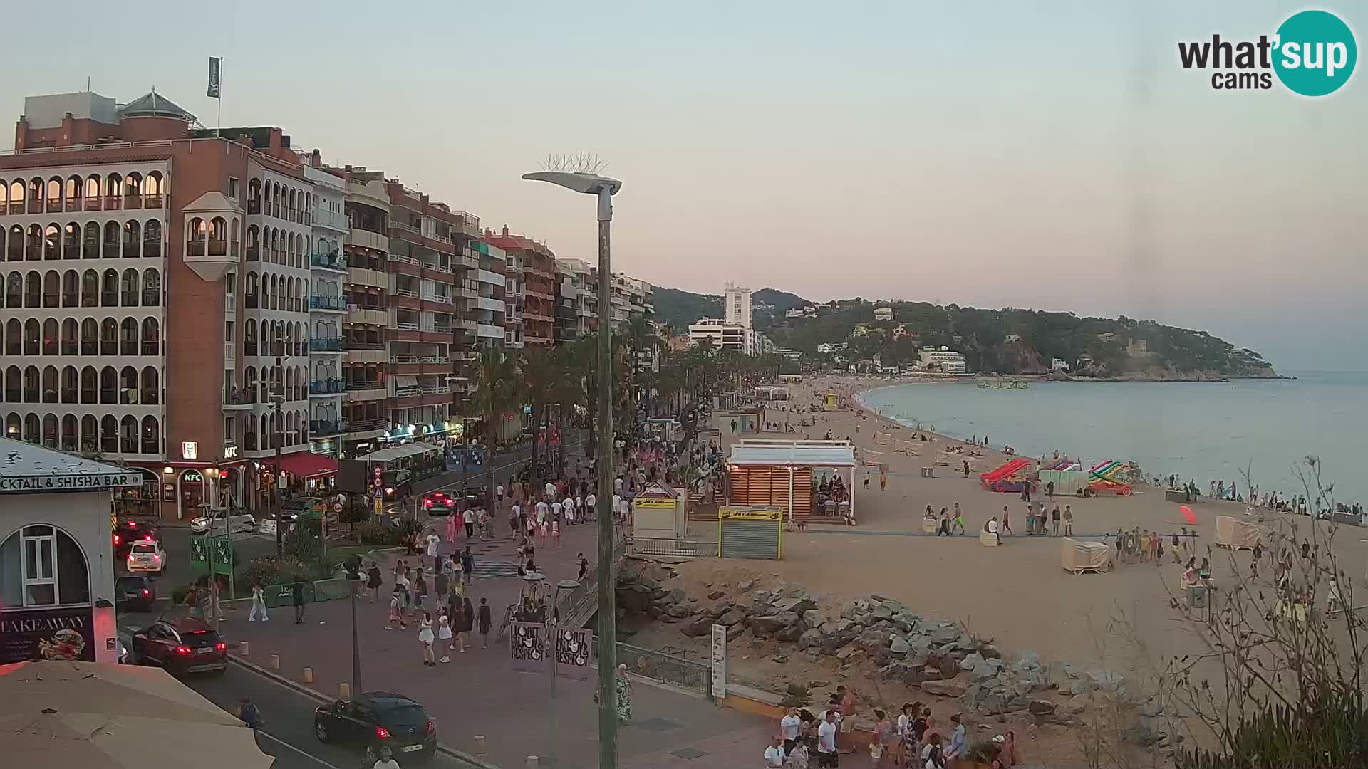 Webcam Lloret de Mar – the main beach – – Costa Brava – Spain