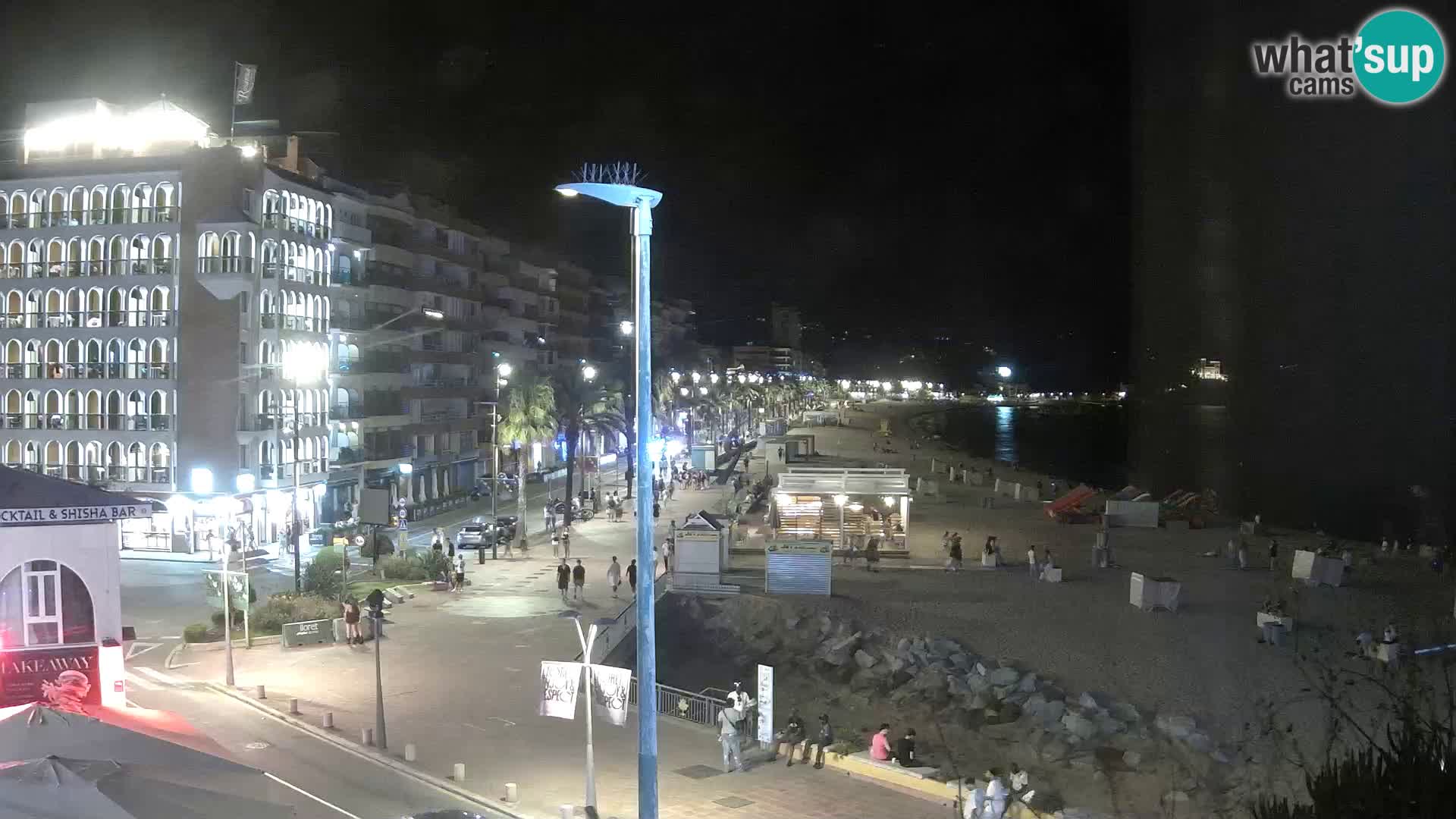 Webcam Lloret de Mar – the main beach – – Costa Brava – Spain