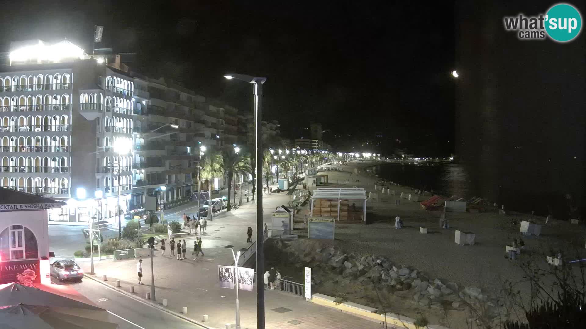Webcam Lloret de Mar – the main beach – – Costa Brava – Spain