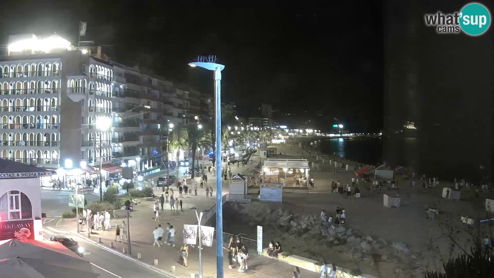 Webcam Lloret de Mar – the main beach – – Costa Brava – Spain
