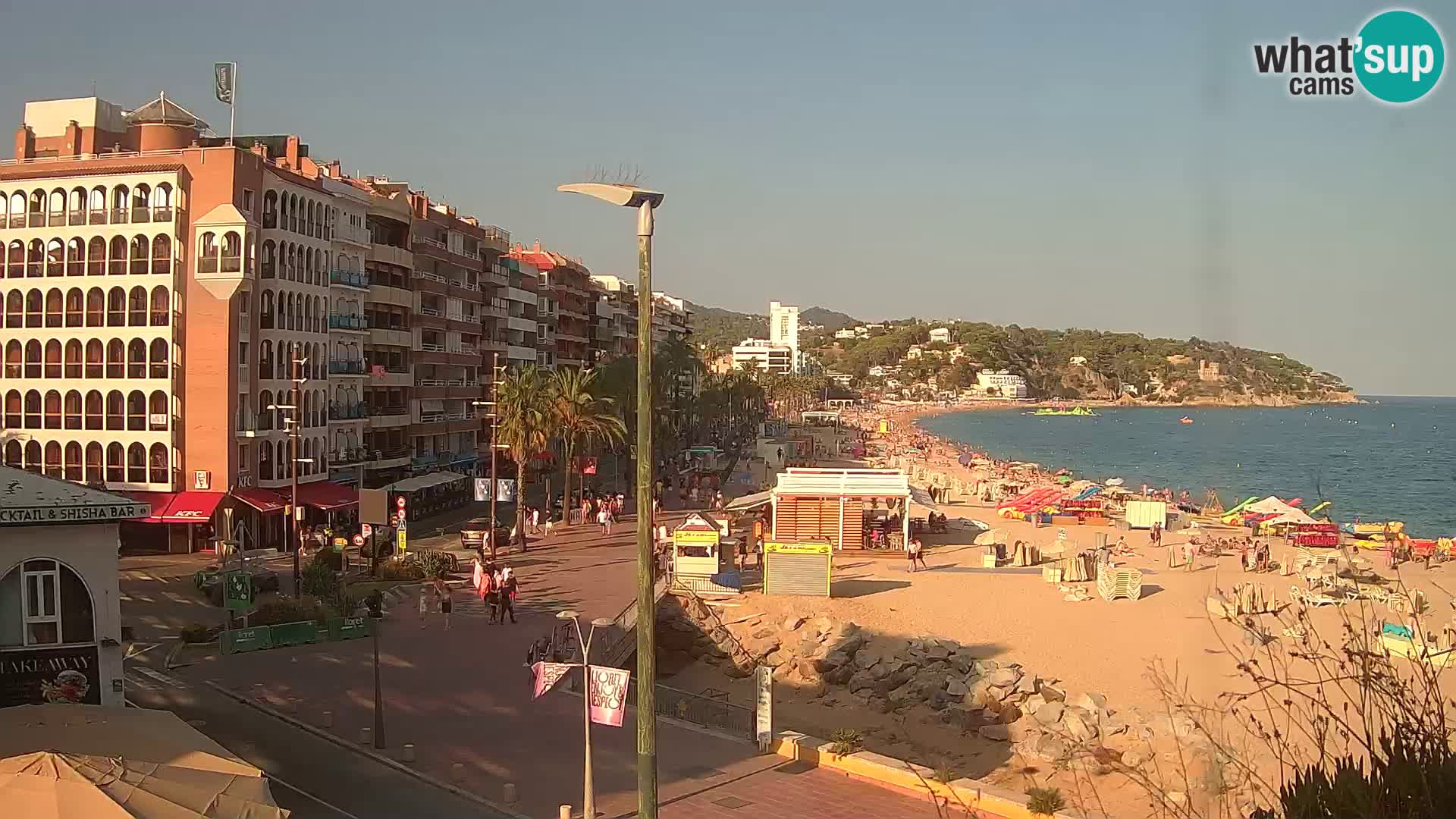 Web kamera Lloret de Mar – plaža