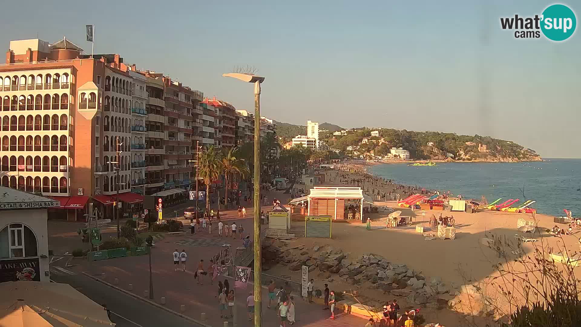 Web kamera Lloret de Mar – plaža