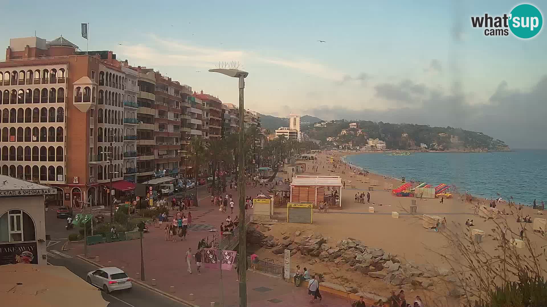 Webcam Lloret de Mar – the main beach – – Costa Brava – Spain