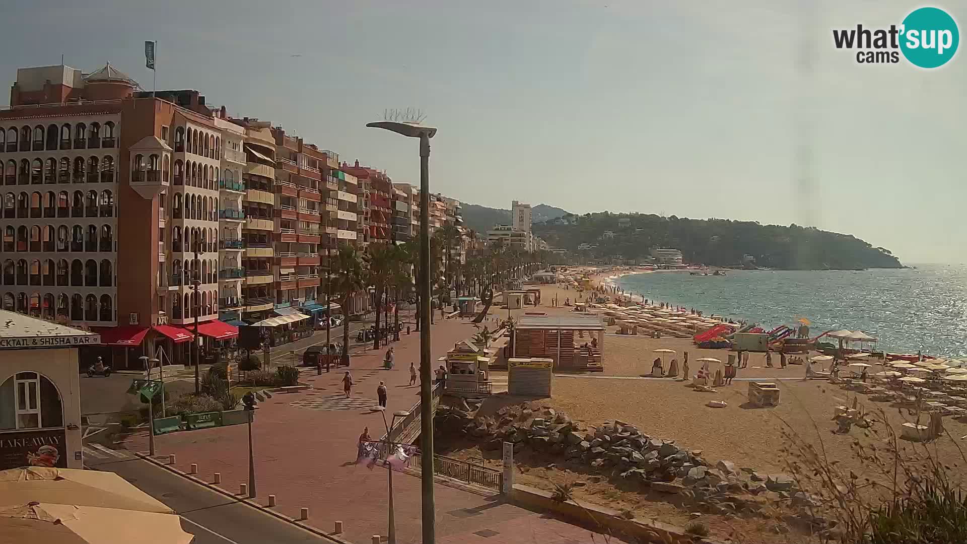 Webcam Lloret de Mar – the main beach – – Costa Brava – Spain