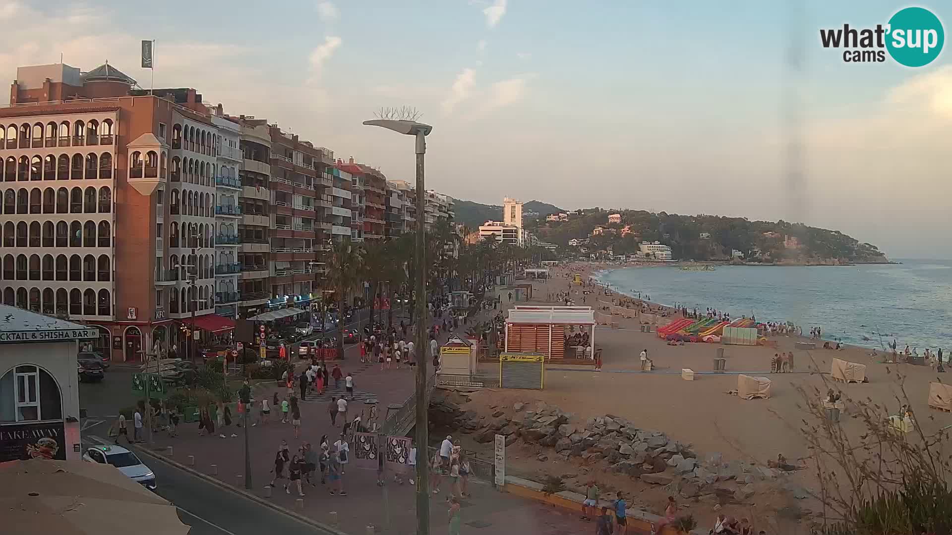 Webcam Lloret de Mar – the main beach – – Costa Brava – Spain