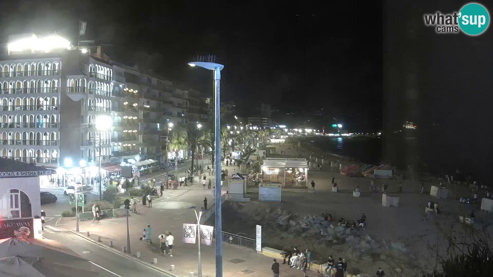 Webcam Lloret de Mar – the main beach – – Costa Brava – Spain