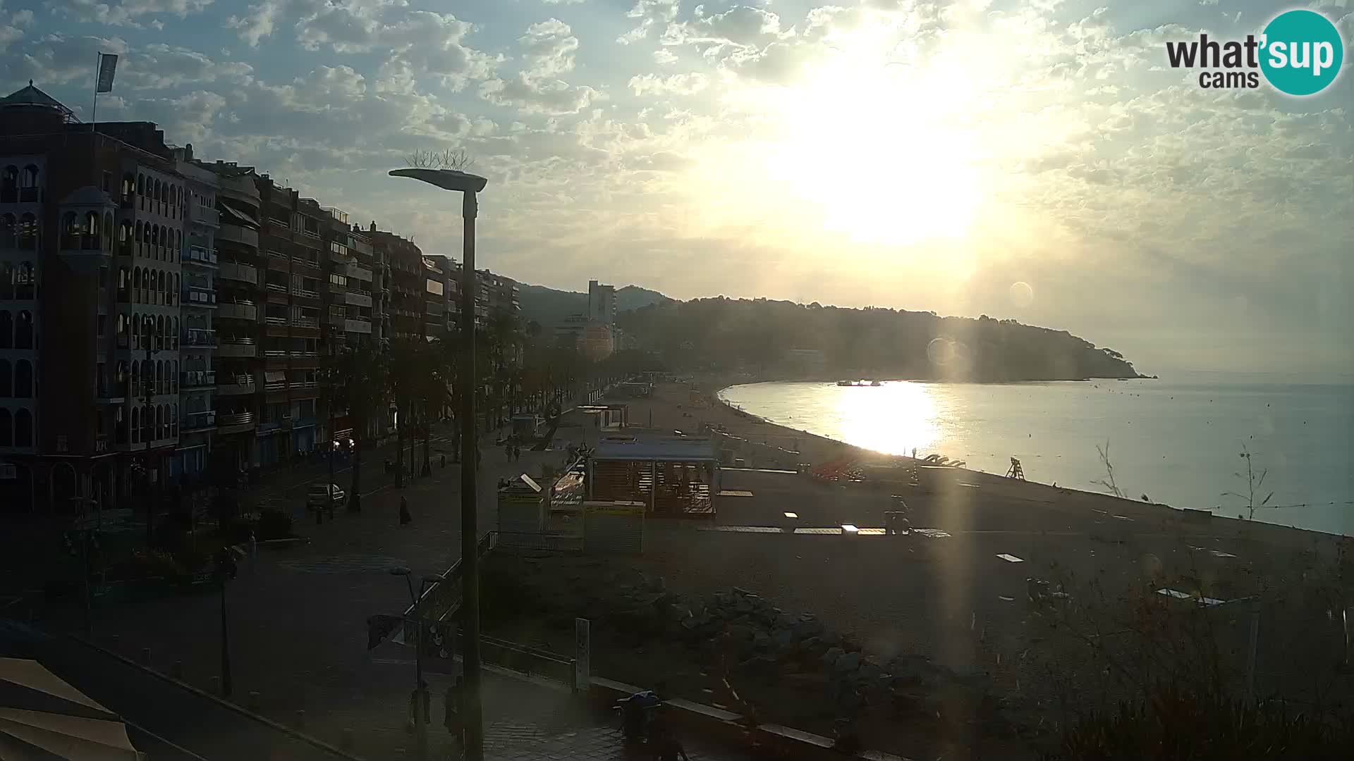 Webcam Lloret de Mar – the main beach – – Costa Brava – Spain