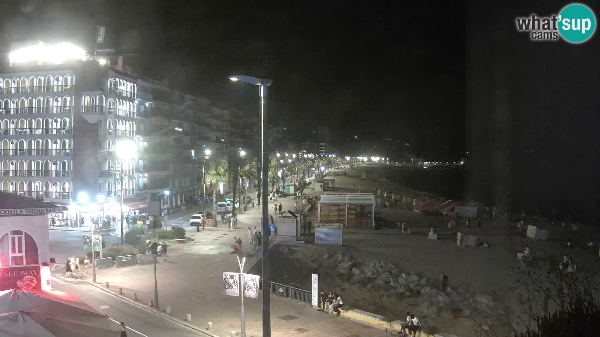 Webcam Lloret de Mar – the main beach – – Costa Brava – Spain