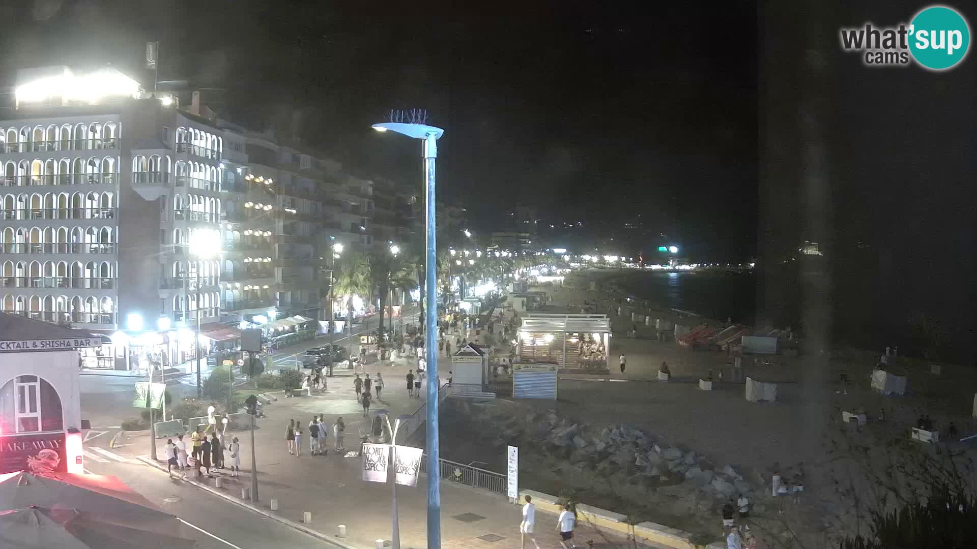 Webcam Lloret de Mar – the main beach – – Costa Brava – Spain